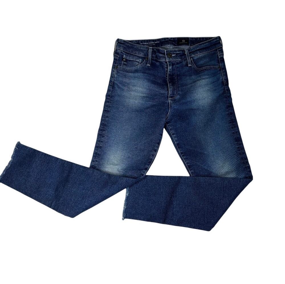 ADRIANO GOLDSCHMEID WOMEN'S FARRAH SKINNY ANKLE HIGH RISE JEANS SIZE 27R